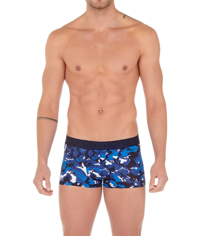 HOM Madrague Trunk Navy-Print