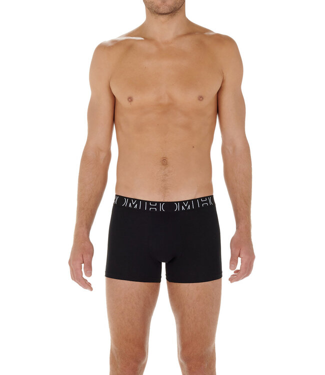 HOM Vassily #2 Boxer Briefs 2P Black Black-Print