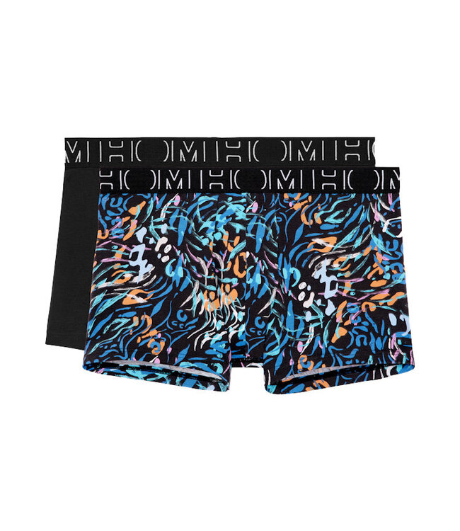 HOM Vassily #2 Boxer Briefs 2P Black Black-Print