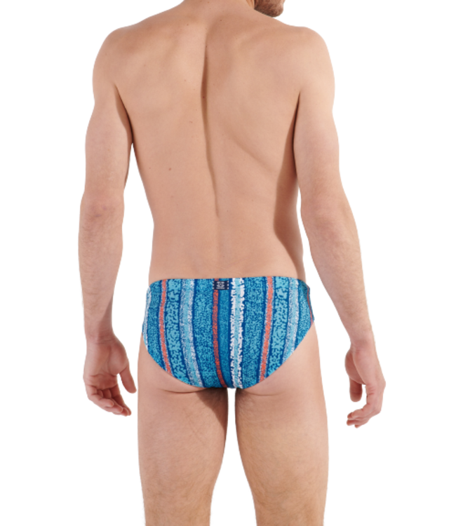 HOM Harrisson Swim Mini Briefs Turquoise-Print