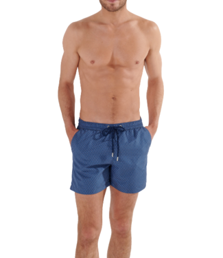 HOM Morny Beach Boxer Navy-Print