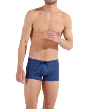 HOM Morny Swim Shorts Navy-Print