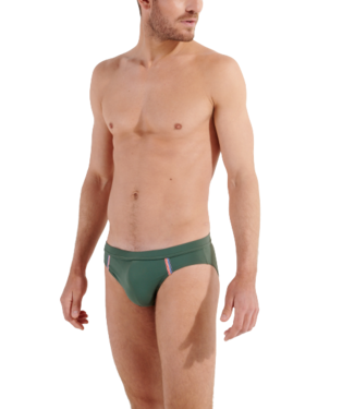 HOM Nautical Cup Swim Mini Briefs Khaki