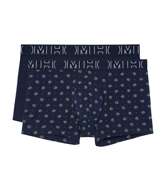 HOM Davide #2 Boxer Briefs 2P Navy Navy-Print