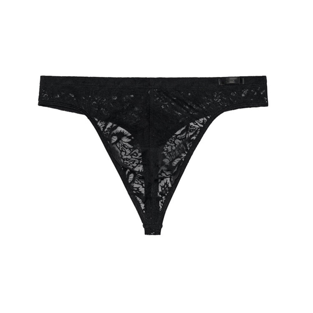 HOM Free Cut Lace G String Black HOM Shop
