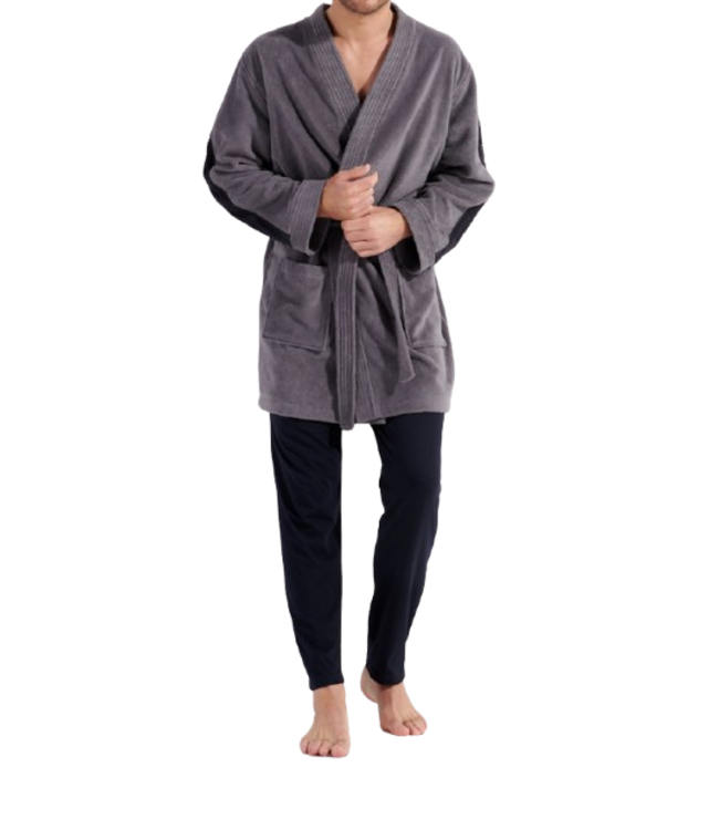HOM Preston Bathrobe Grey