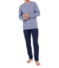 HOM Modal Comfort Long Pyjama Navy
