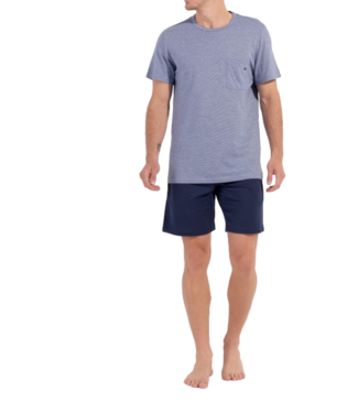 HOM Modal Comfort Short Pyjama Navy