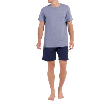 HOM Modal Comfort Short Sleepwear Navy