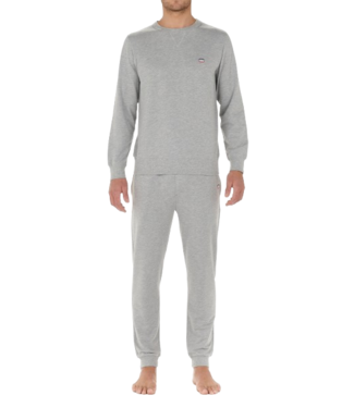 HOM Sport Lounge Crew Neck Sweat-Shirt Grey Melange