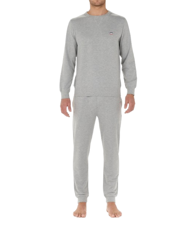 HOM Sport Lounge Crew Neck Sweat-Shirt Grey Melange