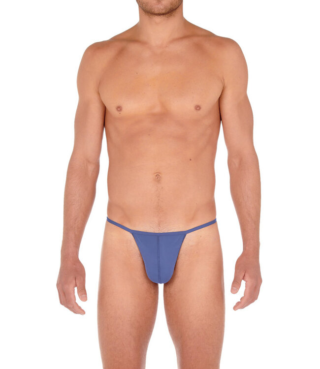 HOM Plumes G-String Midblue