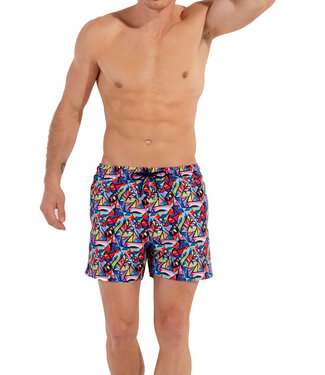 HOM Idylle Beach Boxer Multico Print