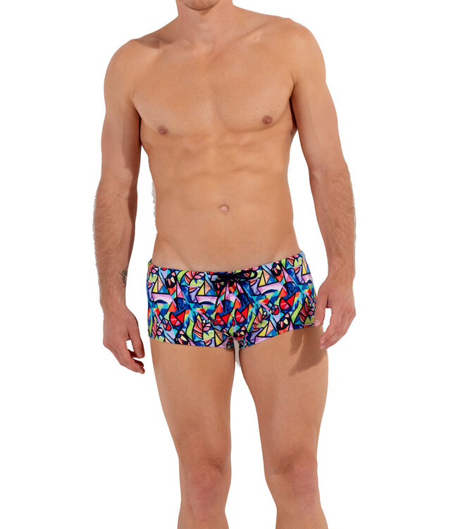 HOM Idylle Swim Trunk Multico Print