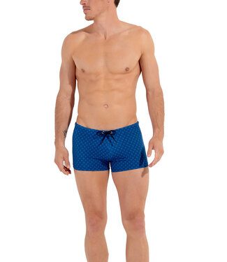 HOM Hendaye Swim Shorts Blue Print