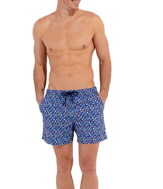 HOM Socoa Beach Boxer Navy Print