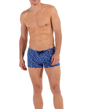 HOM Socoa Swim Shorts Navy Print