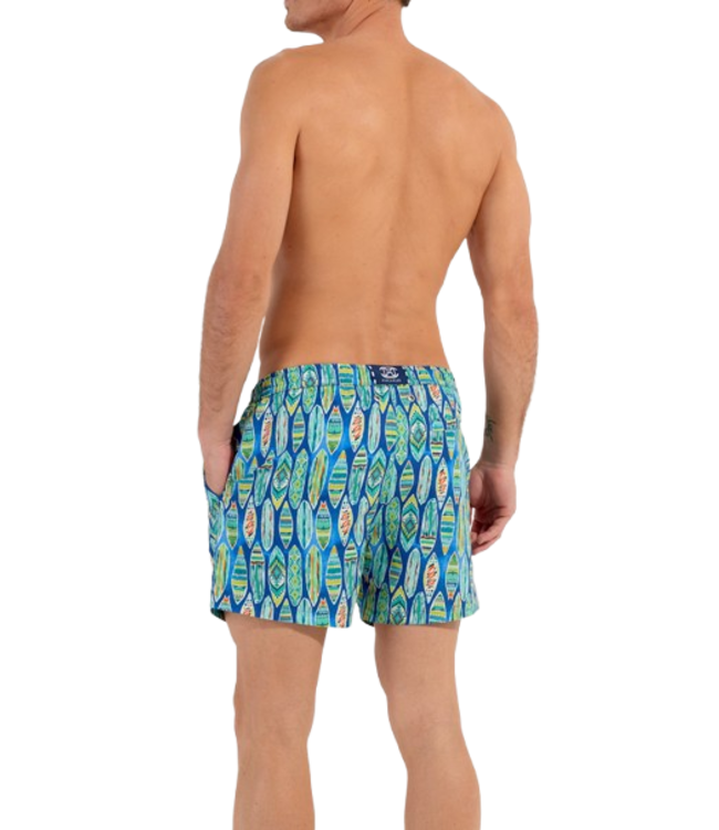 HOM Marbella Beach Boxer Blue Print