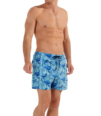 HOM Tartane Beach Boxer Blue Print
