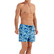 HOM HOM Tartane Beach Boxer Blue Print HOM HOM Tartane Beach Boxer Blue Print