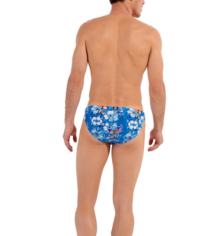 HOM Colibris Swim Micro Briefs Blue Print