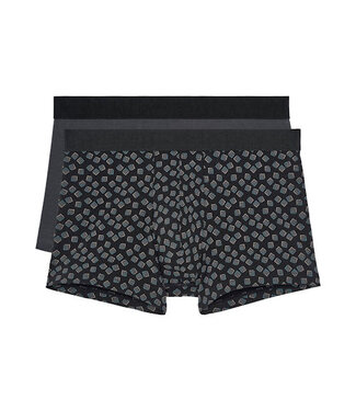 HOM Nick #2 Boxer Briefs 2P Grey Black-Print