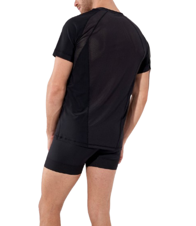 HOM Sports Lab Tee-Shirt Crew-Neck Black