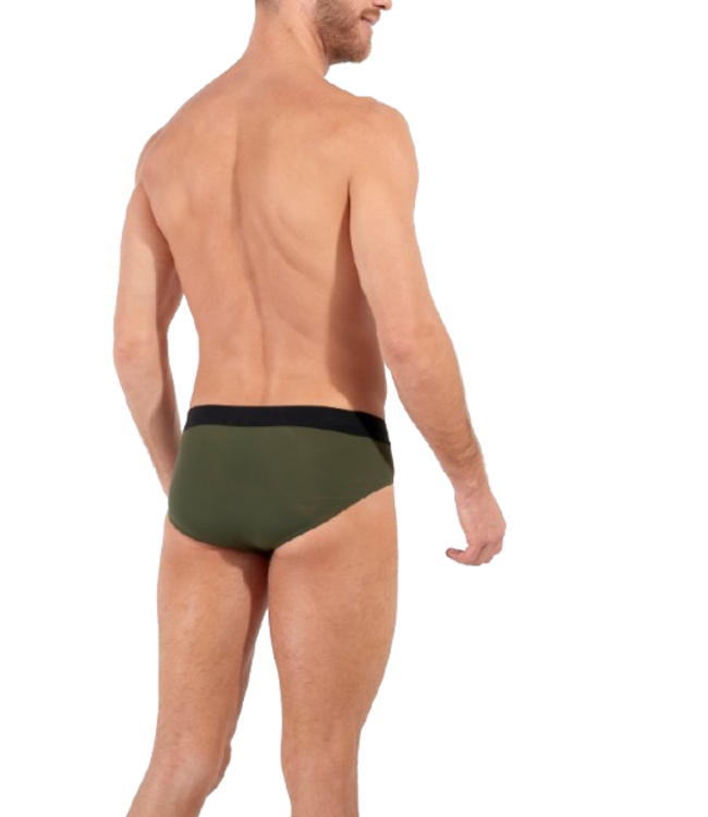HOM Supersoft Mini Briefs Khaki Green