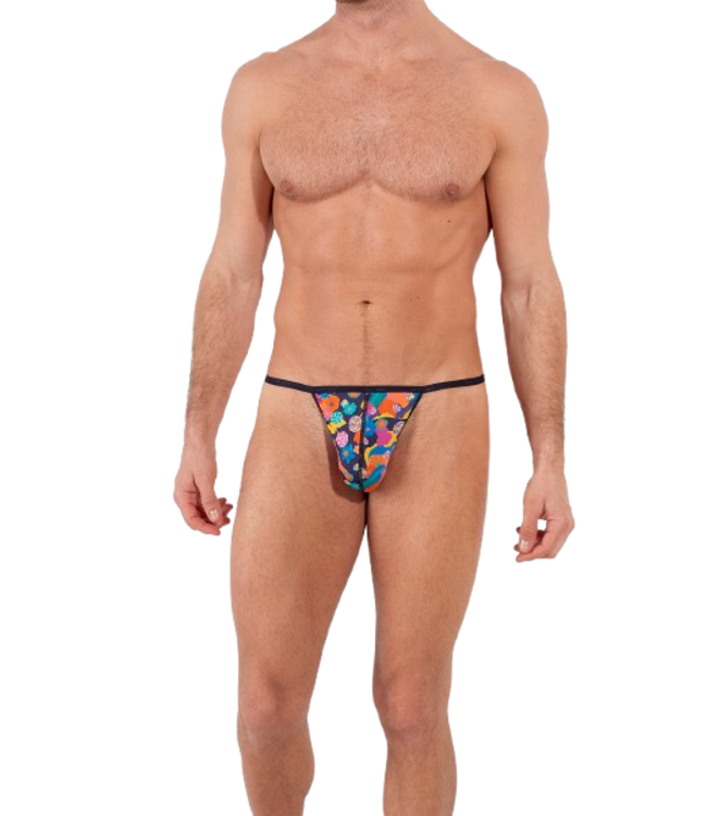 HOM Willy G-String Multico Print