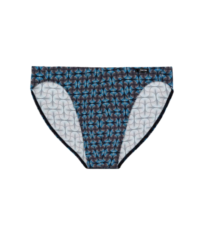 HOM Aloys Comfort Micro Briefs Dark Grey Print