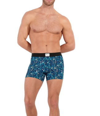 HOM Voyages Boxer Briefs Blue Print
