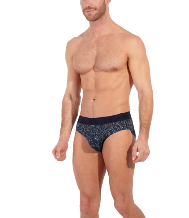 HOM Fontainebleau Mini Briefs Navy Print