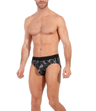 HOM Fairmont Mini Briefs Black Print