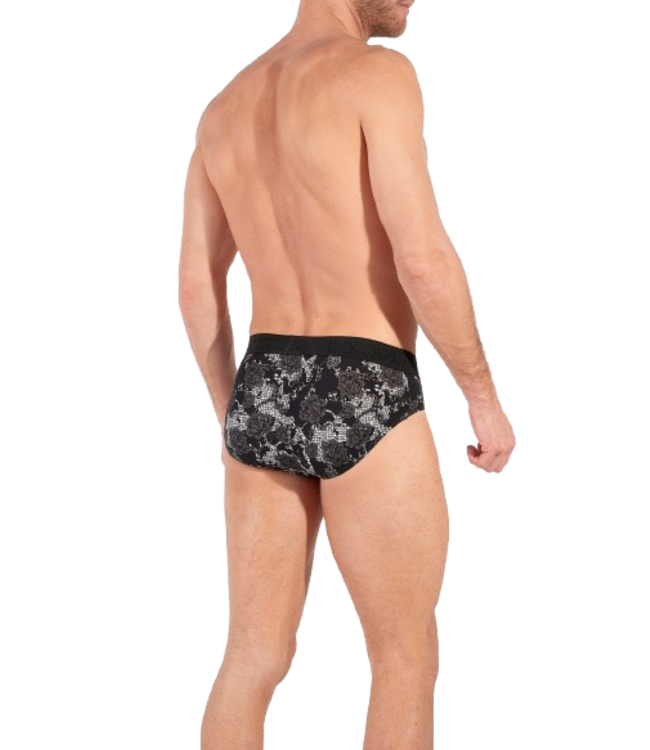 HOM Fairmont Mini Briefs Black Print