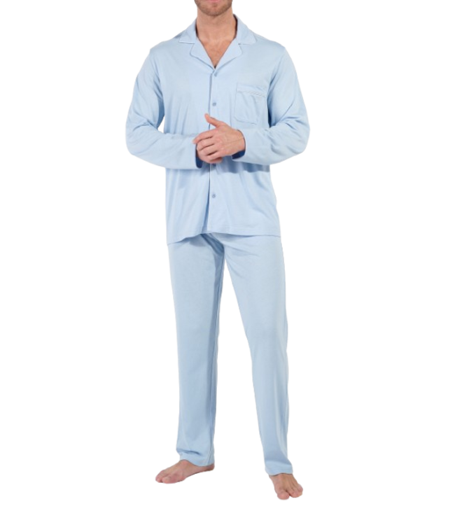 HOM Rafael Long Sleepwear Light Blue