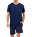 HOM Broceliande Short Pyjama Navy Print