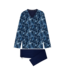 HOM Compiegne Long Sleepwear Navy Print