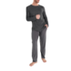 HOM HOM Waldorf Long Sleepwear Grey Print (Pre-order Juli 2025) HOM HOM Waldorf Long Sleepwear Grey Print (Pre-order Juli 2025)