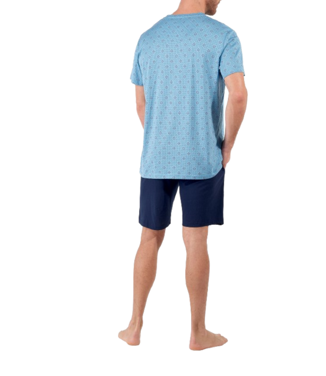 HOM Walter Short Sleepwear Blue Print