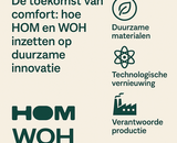 De toekomst van comfort: hoe HOM en WOH inzetten op duurzame innovatie