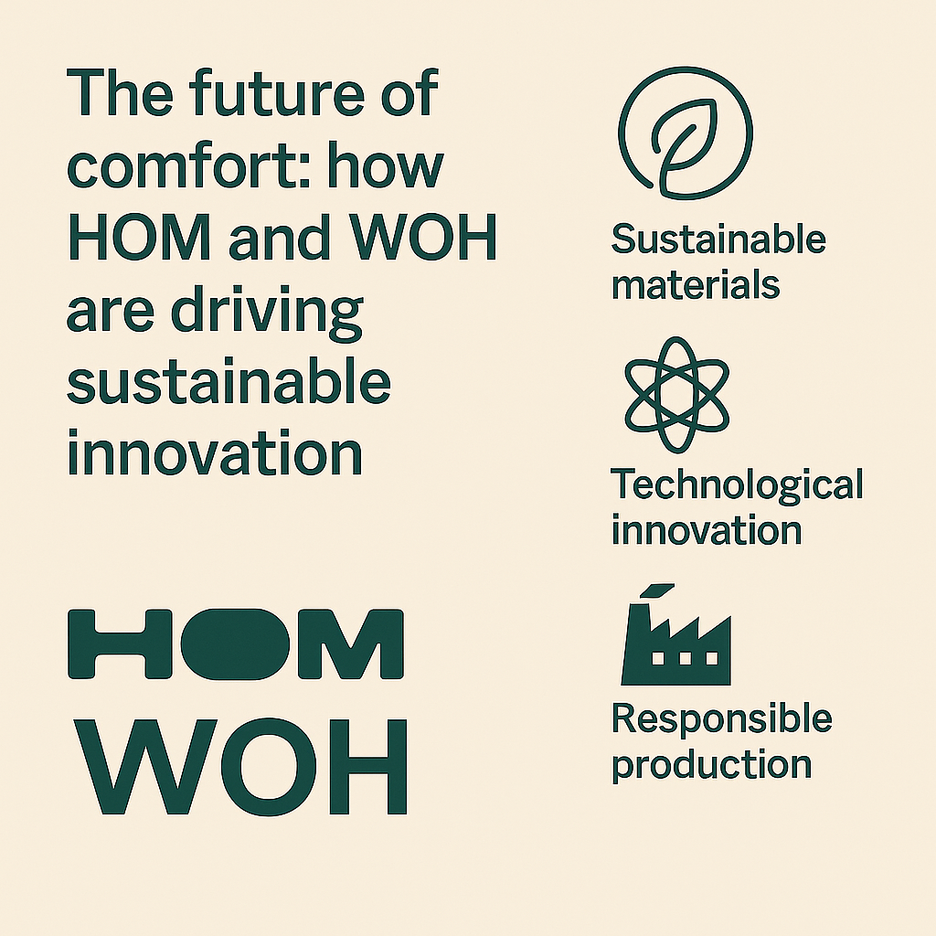The future of comfort: how HOM and WOH lead in sustainable innovation
