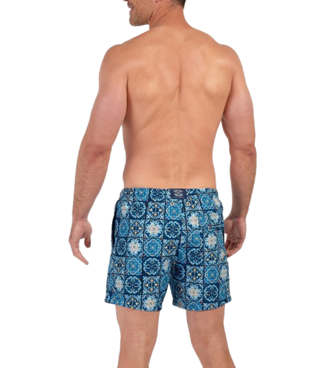 HOM Maiolica Beach Boxer Blue Print (Pre-order Februar 2026)