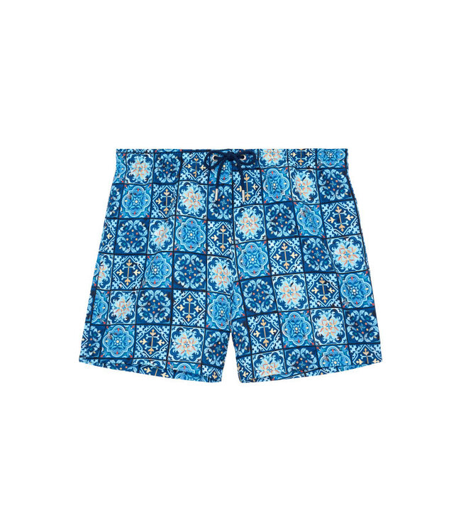 HOM Maiolica Beach Boxer Blue Print (Pre-order Februar 2026)