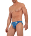 HOM Maiolica Swim Micro Briefs Blue Print (Pre-order Februar 2026)