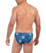HOM Maiolica Swim Micro Briefs Blue Print (Pre-order Februar 2026)