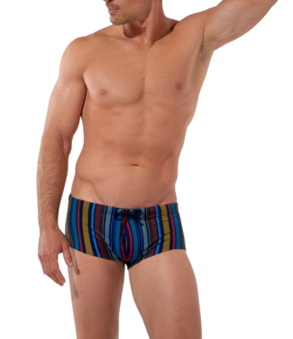 HOM Marni Swim Trunk Multicolor Stripes
