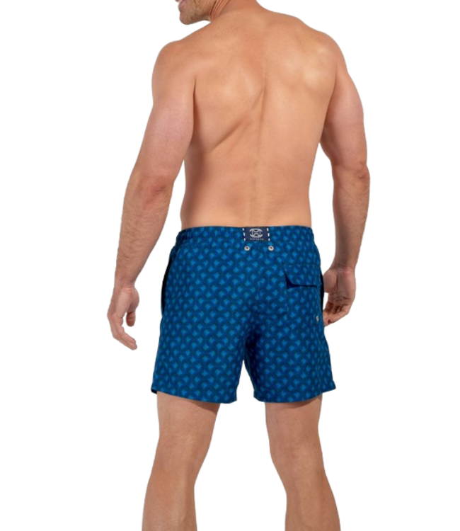 HOM Trinacria Beach Boxer Navy Print (Pre-order Februar 2026)