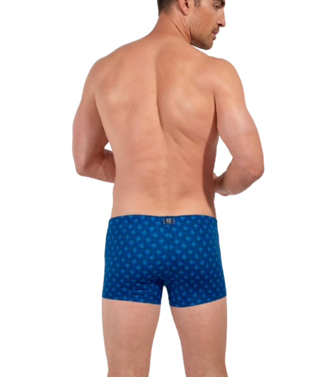 HOM Trinacria Swim Shorts Navy Print (Pre-order Februar 2026)