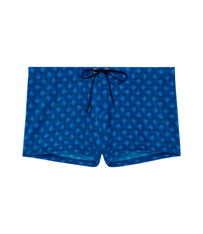 HOM Trinacria Swim Shorts Navy Print (Pre-order Februar 2026)