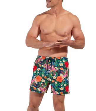 HOM Peacock Beach Boxer Multico Print (Pre-order Februar 2026)